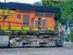 BNSF ES44DC Locomotive wrecked